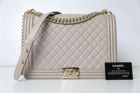 chanel boy taupe caviar|BOY CHANEL .